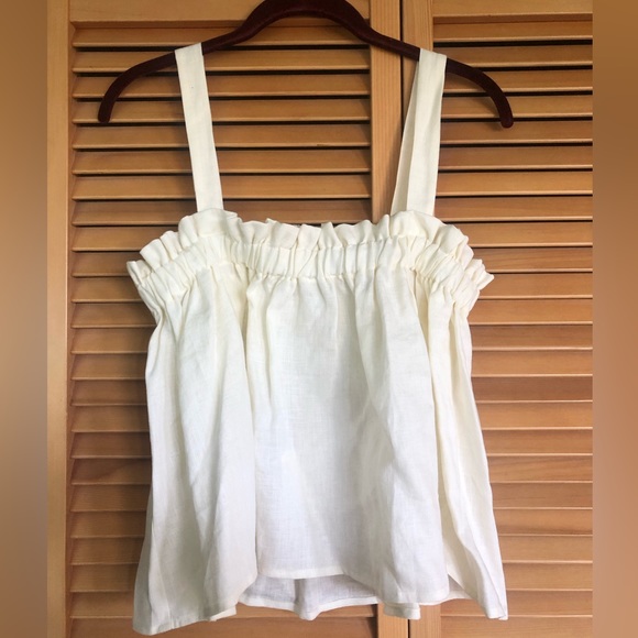 Ozma of California Zaire Top - Natural/Linen - Picture 3 of 7